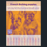 French Bulldog Puppy Flyer<br><div class="desc">Use this special flyer if you need them to sell puppies.</div>