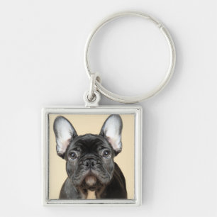 French Bulldog Puppy Key Ring