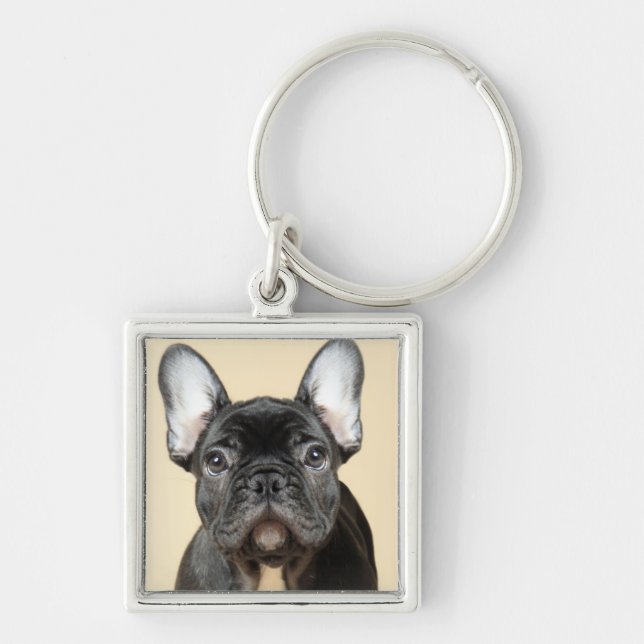 French Bulldog Puppy Key Ring (Front)