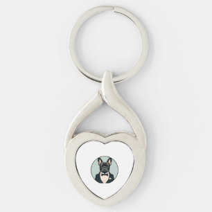 French Bulldog Puppy Key Ring