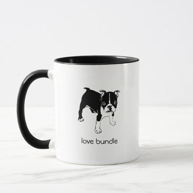 French Bulldog Puppy Love Bundle Coffee Mug (Left)