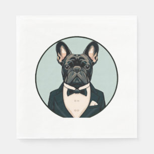 French Bulldog Puppy Napkin