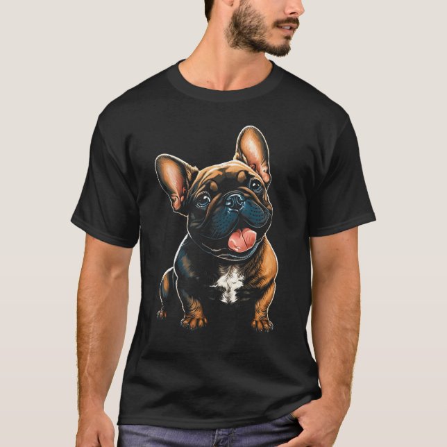 French Bulldog Puppy Power T-Shirt (Front)