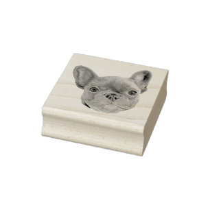 French Bulldog Puppy Rubber Stamp