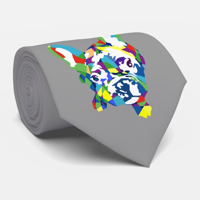 French Bulldog Puppy Tie (Rolled)