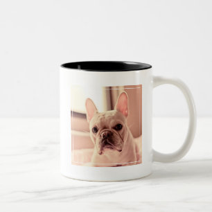 French Bulldog Puppy Two-Tone Coffee Mug
