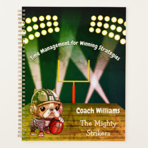  French bulldog quarterback stadium Coach Planner