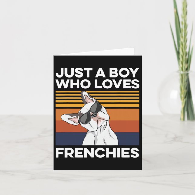 French Bulldog Quote For Your Frenchie Husband  Card (Front)