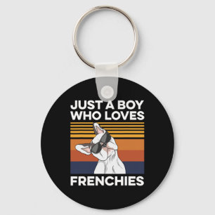 French Bulldog Quote For Your Frenchie Husband  Key Ring