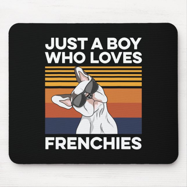 French Bulldog Quote For Your Frenchie Husband  Mouse Mat (Front)