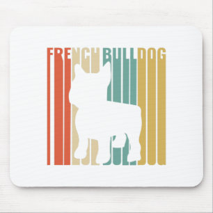French Bulldog Retro 1970s Gift For Mum Dog Lover Mouse Mat