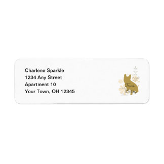 French Bulldog Return Address