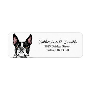 French Bulldog Return Address