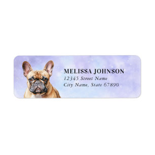 French Bulldog Return Address Labels