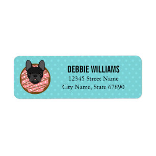 French Bulldog Return Address Labels