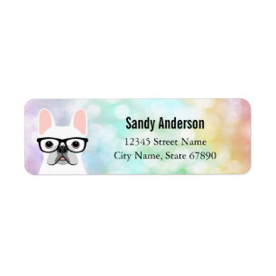 French Bulldog Return Address Labels