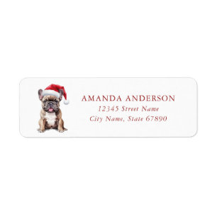 French Bulldog Return Address Labels