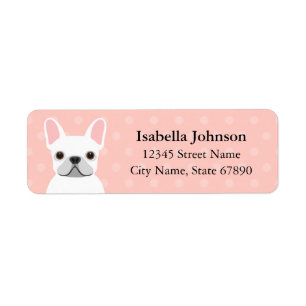 French Bulldog Return Address Labels