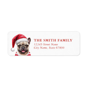 French Bulldog Return Address Labels