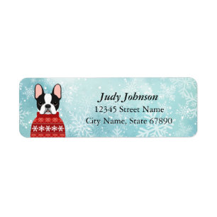 French Bulldog Return Address Labels