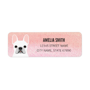 French Bulldog Return Address Labels