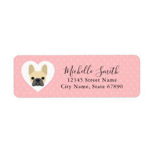 French Bulldog Return Address Labels