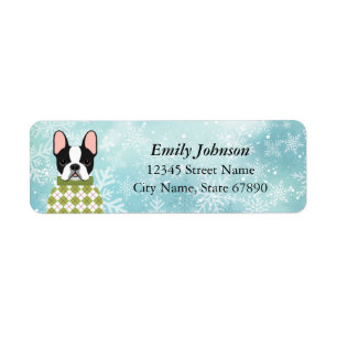 French Bulldog Return Address Labels
