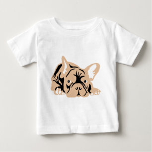 French Bulldog rose Baby T-Shirt