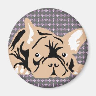 French Bulldog rose Magnet