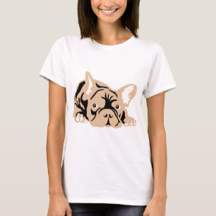 French Bulldog rose T-Shirt