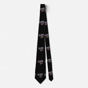 French Bulldog Runing Tie