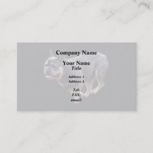 French Bulldog Running Business Card
