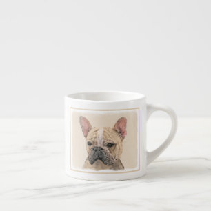 French Bulldog (Sable) Painting - Cute Original Do Espresso Cup