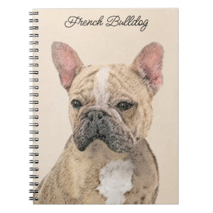 French Bulldog (Sable) Painting - Cute Original Do Notebook