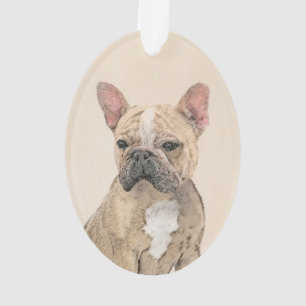 French Bulldog (Sable) Painting - Cute Original Do Ornament