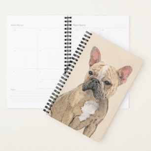 French Bulldog (Sable) Painting - Cute Original Do Planner