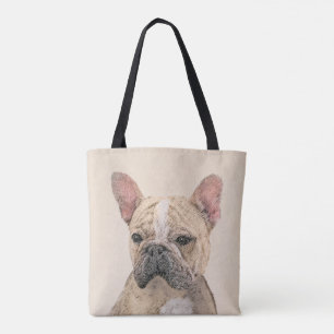 French Bulldog (Sable) Painting - Cute Original Do Tote Bag