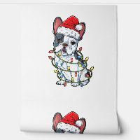 French Bulldog Santa Christmas Tree Lights Xmas Bo