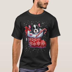 French Bulldog Santa Hat Christmas Pajamas  T-Shirt