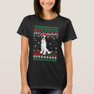 French Bulldog Santa Hat  UGLY Christmas Pajama Ho T-Shirt