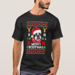French Bulldog Santa Hat Ugly Christmas Sweater Ho<br><div class="desc">French Bulldog Santa Hat Ugly Christmas Sweater Holiday</div>