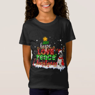 French Bulldog Santa Reindeer Costume Christmas Tr T-Shirt