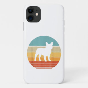 French Bulldog Silhouette 60s 70s Gift Dog Lover iPhone 11 Case