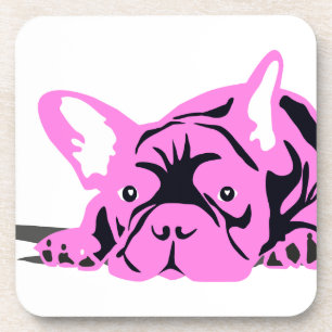 French Bulldog Silhouette Coaster