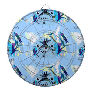 French Bulldog Silhouette Dartboard