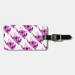 French Bulldog Silhouette Luggage Tag