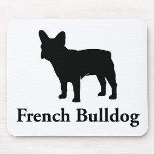 French Bulldog Silhouette Mouse Mat
