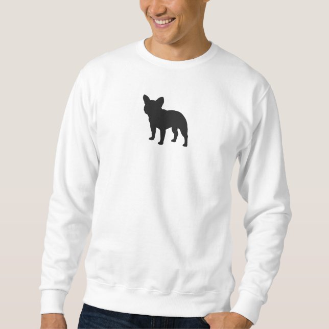 French Bulldog Silhouette Sweatshirt (Front)