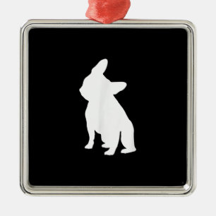 french bulldog simple frenchie cute gift metal tree decoration