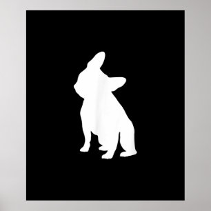 french bulldog simple   frenchie cute gift poster